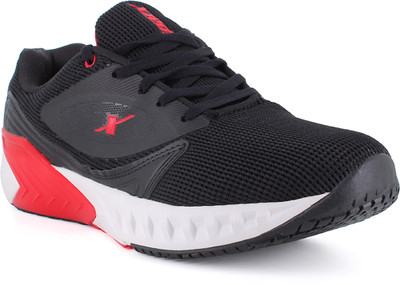 Sparx SM 713 | Stylish, Comfortable | Lace Up For Men(Black, Red , 8)