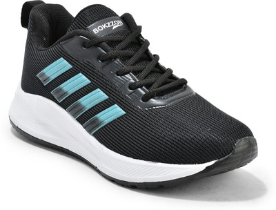 BOKZZON sports running shoes for men – mens shoes cool sporty casual flex Running Shoes For Men(Black, White , 7)