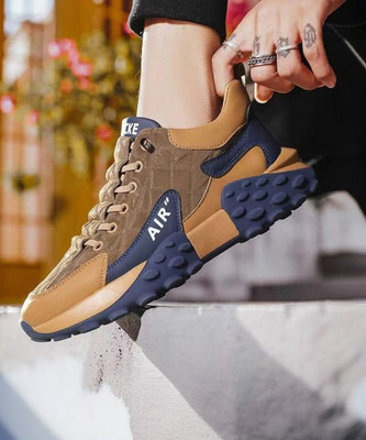 Layasa Layasa New Attractive Stylish outdoor anti-slip Walking Shoes For Men(Tan , 10)