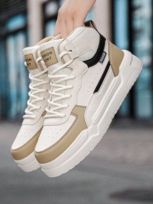 Zixer Sneakers For Men(Beige , 10)