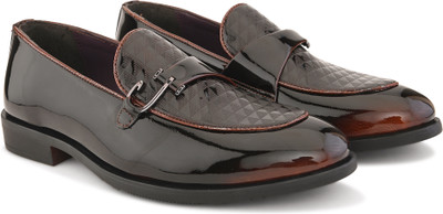 INVICTUS Comfortable Outdoor Synthetic Leather Slip-On Loafers For Men(Brown , 10)