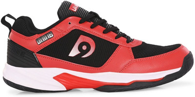 Dnine CULT-Non Marking Shoes For Men(Black, Red , 6)