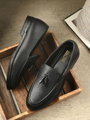 MACTREE Slip On For Men(Black , 9)