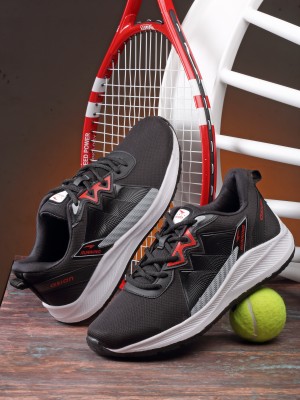 asian Nexon-03 Black Gym,Sports,Casual,Walking,Stylish Running Shoes For Men(Black, Red)