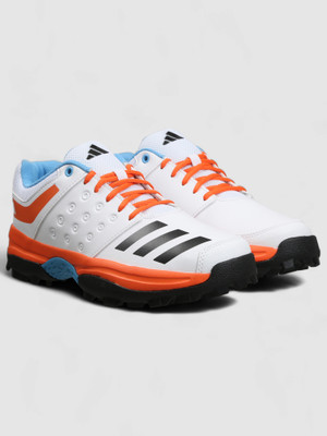 ADIDAS CriNU 23 Cricket Shoes For Men(White , 6)
