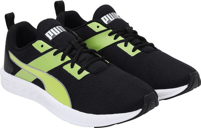 PUMA Meteor NU Running Shoes For Men(Black , 8)