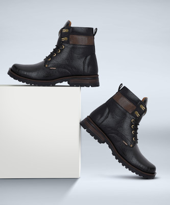 FIGI Boots For Men(Black , 8)