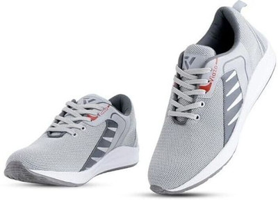 VIAZO Sports Shoes for Men's | Lightweight and Comfortable Running Shoes for Men Boots For Men(Grey , 7)