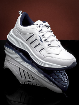 asian Sports,Walking,Training,Gym,Stylish Toofan-04 Running Shoes For Men(White, Navy , 8)