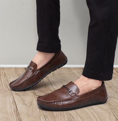 Evolite Loafers For Men(Brown , 8)