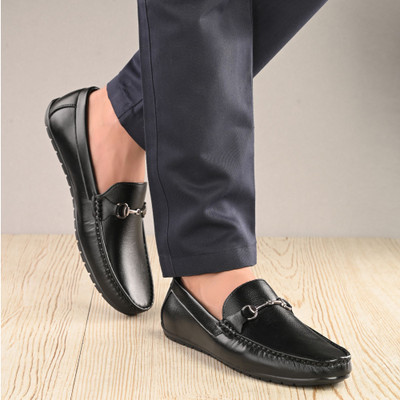 GWALK Loafers For Mens Casual shoes for mens Party wear shoes for mens Loafers For Men(Black , 6)