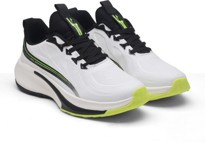 asian Quantum-26 Men’s Running, Walking & Training Lightweight Sports Shoes Running Shoes For Men(White, Black , 7)