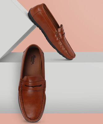 Bata Slip On Loafers Loafers For Men(Tan , 9)