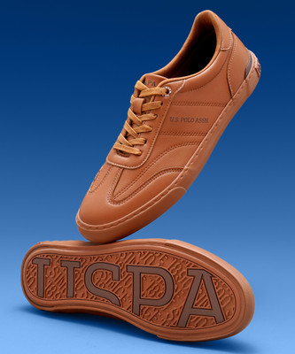 U.S. POLO ASSN. Sneakers For Men(Tan , 8)