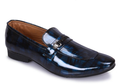 RED LIONS Coiorfull Party Wear Loafer Party Wear For Men(Blue , 7)