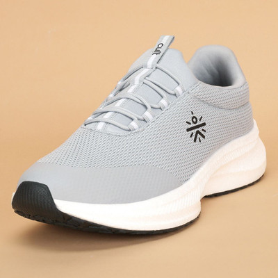 Cult Glide Walk Walking Shoes Breathable Knitted Upper Enhanced Cushioning Enhanced Walking Shoes For Men(Grey , 9)