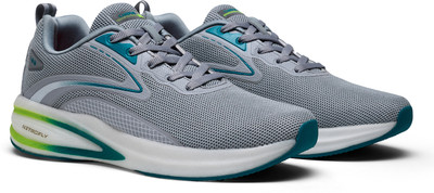 CAMPUS REBEL Men's Sports Shoes | Breathable Mesh Upper with Nitrofly Tech | Lace-Up Running Shoes For Men(Grey , 10)