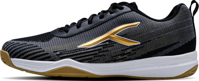 Hundred Blade Lite II Badminton Shoes For Men(Black , 8)