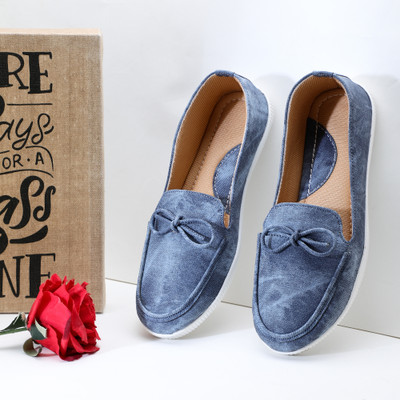 Flopsie Flopsie Women Winter Stylish Comfortable Bellies for Women & Girl Loafers For Women(Blue , 8)