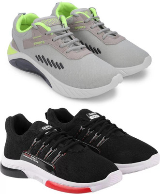 ANGO TY-GREEY TOOFAN_RUNFREE BLACK Outdoors For Men(Grey , 9)