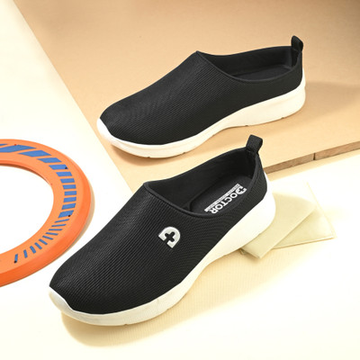 Footup NewlyLaunch | Classic | Lightweight | SlipOn|Soft Foot Massager|All SeasonsWear Casuals For Men(Black , 6)