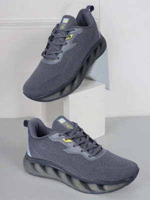 LANCER NAVIGATOR-22DGR-LIME Running Shoes For Men(Grey , 10)
