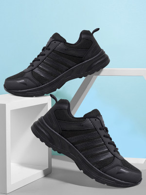 asian Wndr,Cosko-13 Full Black Boys School Shoes,Running Shoes,Walking Shoes,Sports Shoes,Gym Shoes Running Shoes Training & Gym Shoes For Men(Black , 6)