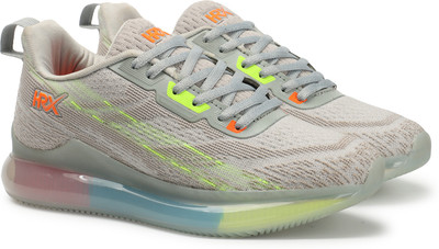HRX by Hrithik Roshan Walking Shoes For Men(Grey, Green , 9)