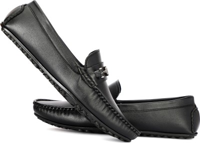 BTOM Premium & Comfortable Loafer Shoes the Choice of All Men's and Boy's Loafers For Men(Black , 9)