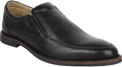 SeeandWear Pure Leather Slip On For Men(Black , 8)