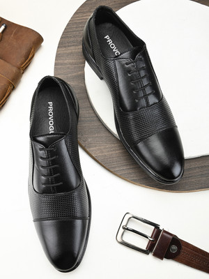 PROVOGUE Lace Up For Men(Black , 6)