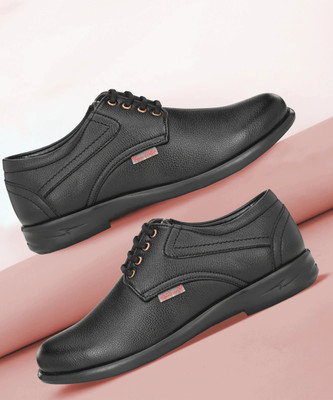 YOU LIKE casual shoes for derby,best quality causal shoes for man Lace Up For Men (Black) Casuals For Men(Black , 9)