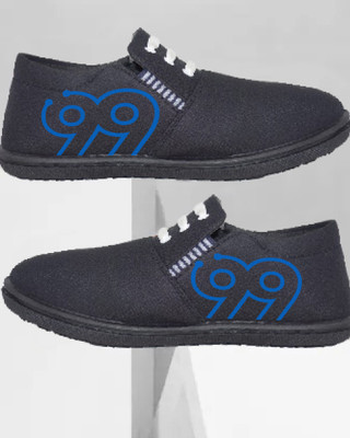 Kenamin Stylish Casual Shoes for Men and kids Casuals For Men(Black, Blue , 6)