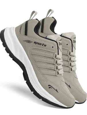 BRUTON Lite Sports Running Shoes For Men(Grey , 6)