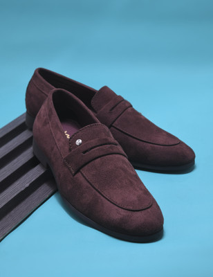 Wave Walker WW-CHARGE Loafers For Men(Brown , 8)