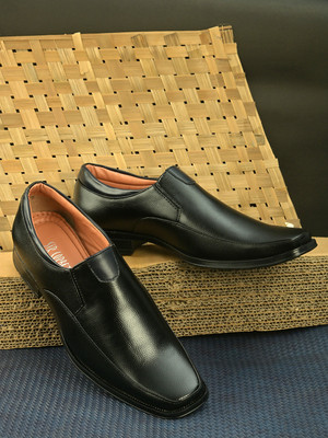 SiR CORBETT TPR Slip On Shoes For Men(Blue, Black , 10 UK/India)