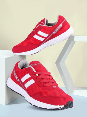 SEGA Running Shoes For Men(Red , 8)