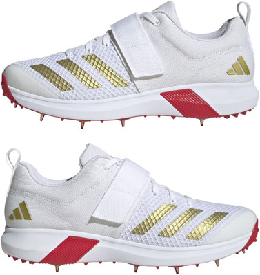 ADIDAS Adipower Vector 20 Cricket Shoes For Men(White , 10)