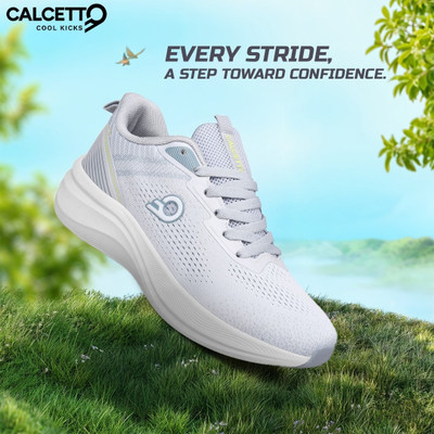 CALCETTO Calcetto Running Shoes | Comfortable Shoes | Lightweight Shoes CLT-1036 Running Shoes For Men(Grey , 7)