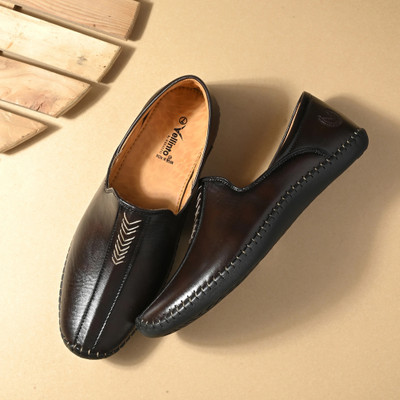 Vellinto Cool PATIALA Jutis For Men Mojaris For Men Nagra For Men Casuals For Men(Brown , 10)
