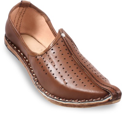 Anjaneya Creations Jutis For Men(Brown , 10)