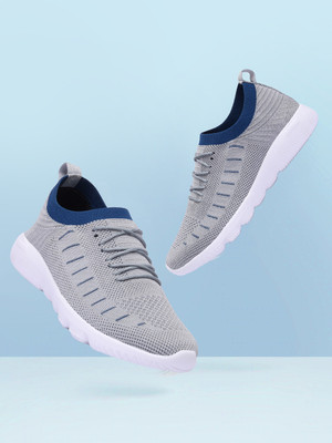 M7 By Metronaut Running Shoes For Men(Grey, Blue , 10)