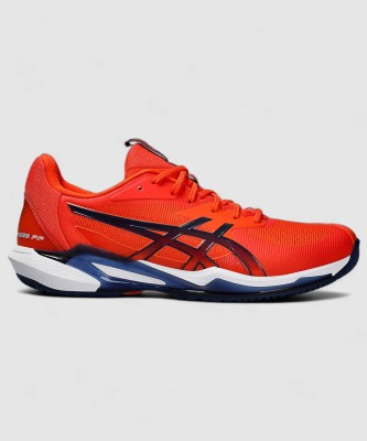 Asics SOLUTION SPEED FF 3 Tennis Shoes For Men(Red , 8)