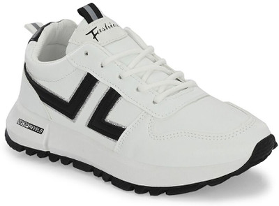 Roadster RDECSP459WBK Jogging Shoes For Men(White , 6)