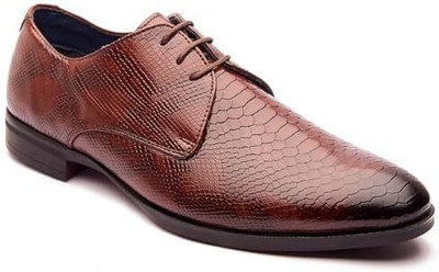 Michael Angelo Lace Up For Men(Brown , 11)