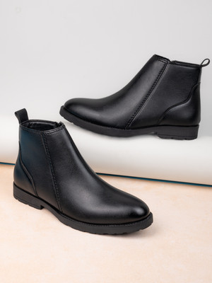Roadster Boots For Men(Black , 10)