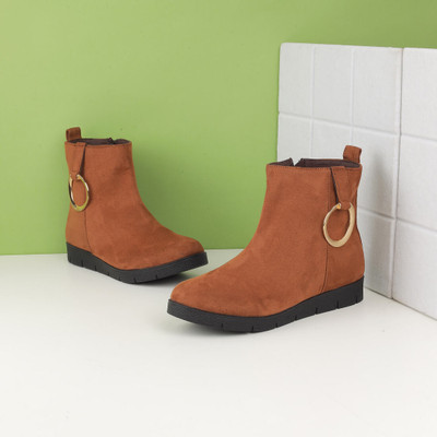 MOCHI 31-656 Boots For Women(Tan , 7)