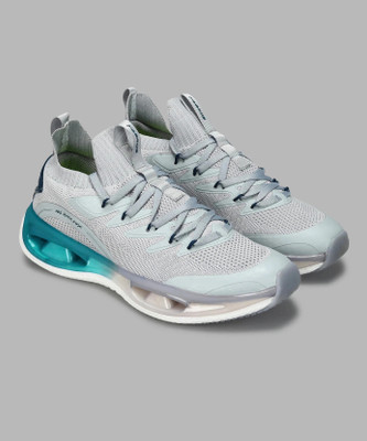 Abros EDDARD Athleisure Cultured Round-Toe Shape & Hyperfuse Technology Running Shoes For Men(Grey , 9)