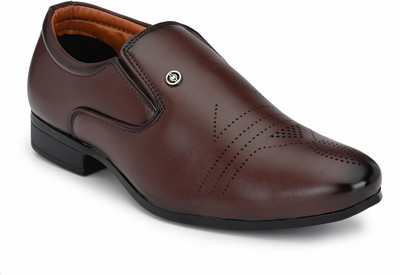 John Karsun Slip On For Men(Brown , 7)