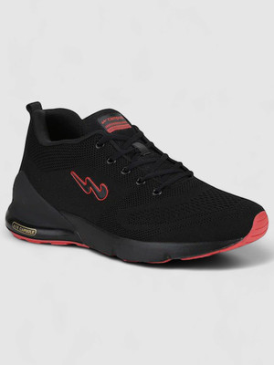 CAMPUS Running Shoes For Men(Black, Red , 6)